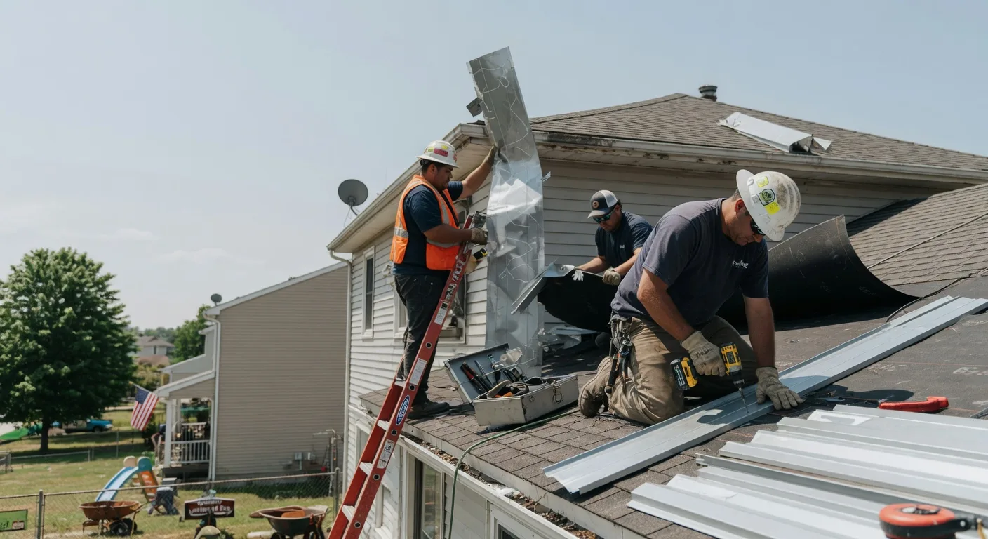 Storm Damage Metal Roof Repair in Medicine Lake, MT